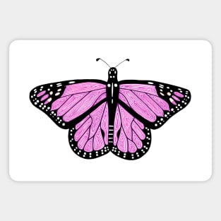 Pink Butterfly Magnet